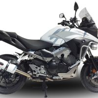 Escape compatível com Honda Vfr 800 X Crossrunner 800 2011-2014, Albus Ceramic, Escape legal, homologado, silenciador com db killer removível e tubo de ligação específico 