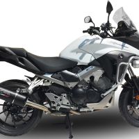 Escape compatível com Honda Crossrunner 800 Vfr 800 X 2015-2016, Furore Nero, Escape legal, homologado, silenciador com db killer removível e tubo de ligação específico 