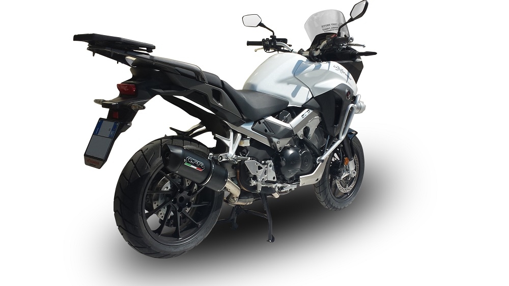 Escape compatível com Honda Crossrunner 800 Vfr 800 X 2015-2016, Furore Nero, Escape legal, homologado, silenciador com db killer removível e tubo de ligação específico 