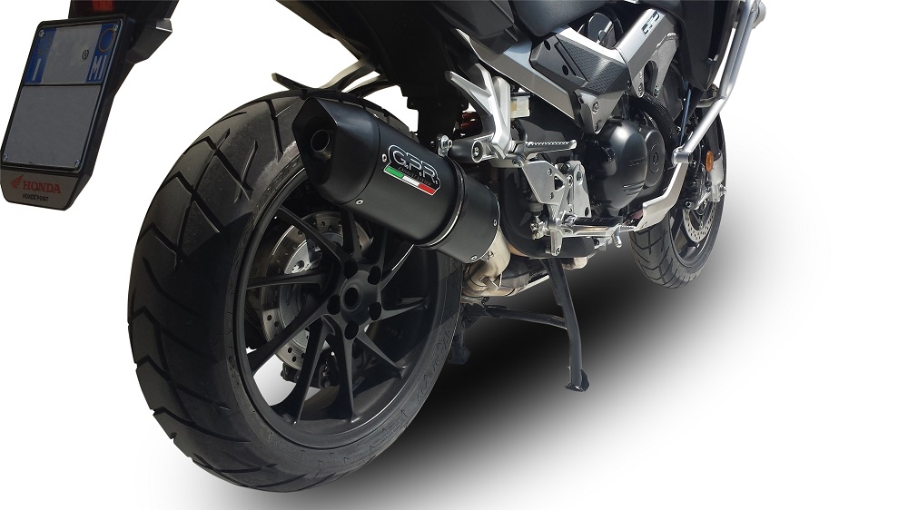 Escape compatível com Honda Crossrunner 800 Vfr 800 X 2015-2016, Furore Nero, Escape legal, homologado, silenciador com db killer removível e tubo de ligação específico 