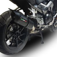 Escape compatível com Honda Crossrunner 800 Vfr 800 X 2015-2016, Furore Nero, Escape legal, homologado, silenciador com db killer removível e tubo de ligação específico 