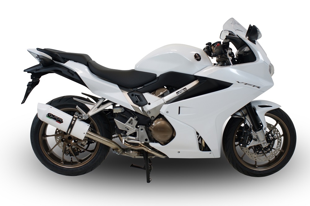 Escape compatível com Honda Vfr 800 F 2014-2016, Albus Ceramic, Escape legal, homologado, silenciador com db killer removível e tubo de ligação específico 