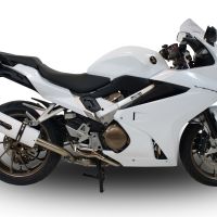 Escape compatível com Honda Vfr 800 F 2014-2016, Albus Ceramic, Escape legal, homologado, silenciador com db killer removível e tubo de ligação específico 