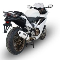 Escape compatível com Honda Vfr 800 F 2014-2016, Albus Ceramic, Escape legal, homologado, silenciador com db killer removível e tubo de ligação específico 