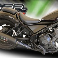 Escape compatível com Honda Cmx 500 Rebel 2017-2020, Ghisa , Escape legal, homologado, silenciador com db killer removível e tubo de ligação específico 