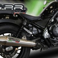 Escape compatível com Honda Cmx 300 Rebel 2017-2020, Ultracone, Escape legal, homologado, silenciador com db killer removível e tubo de ligação específico 