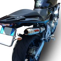 Escape compatível com Honda Hornet Cb 600 F 2003-2006, Deeptone Inox, Escape legal, homologado, silenciador com db killer removível e tubo de ligação específico 