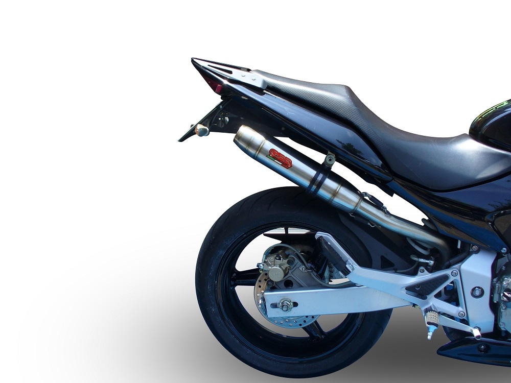 Escape compatível com Honda Hornet Cb 600 F 2003-2006, Deeptone Inox, Escape legal, homologado, silenciador com db killer removível e tubo de ligação específico 