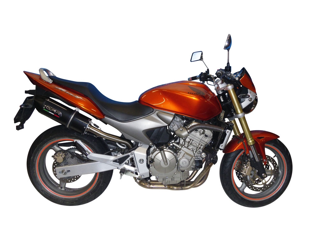 Escape compatível com Honda Hornet Cb 600 F 2003-2006, Furore Nero, Escape legal, homologado, silenciador com db killer removível e tubo de ligação específico 