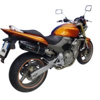 Escape compatível com Honda Hornet Cb 600 F 2003-2006, Furore Nero, Escape legal, homologado, silenciador com db killer removível e tubo de ligação específico 