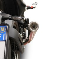 Escape compatível com Husqvarna Svartpilen 701 2018-2020, Powercone Evo, Escape legal, homologado, silenciador com db killer removível e tubo de ligação específico 