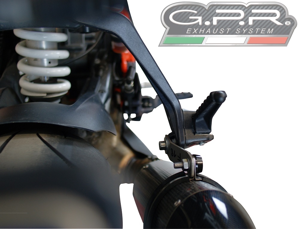 Escape compatível com Ktm Super Duke 1290 R 2014-2016, Albus Ceramic, Escape legal, homologado, silenciador com db killer removível e tubo de ligação específico 
