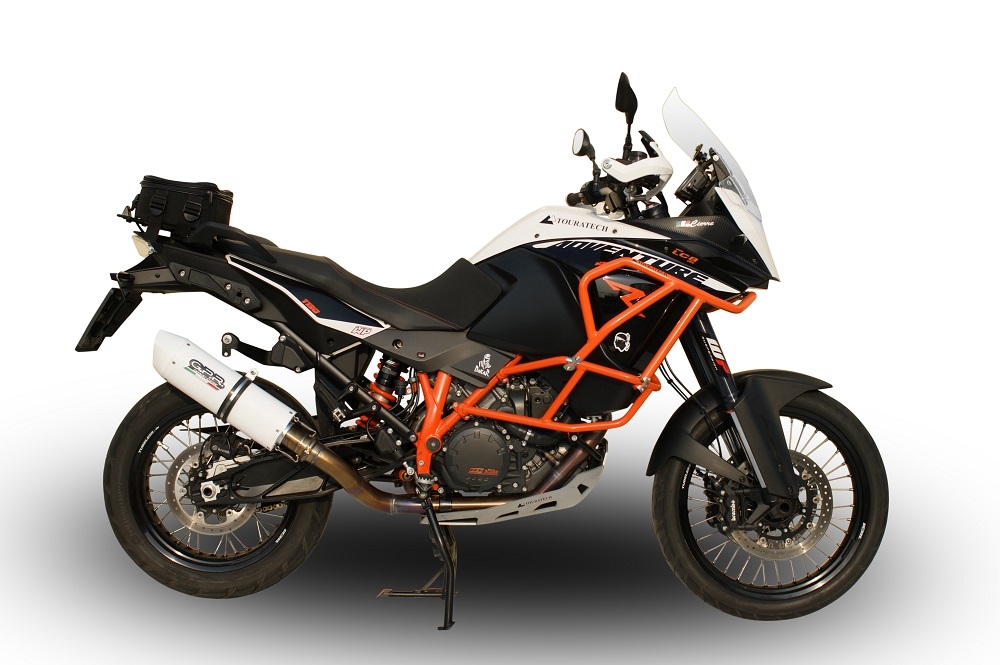 Escape compatível com Ktm Lc 8 Adventure 1050 2015-2016, Albus Ceramic, Escape legal, homologado, silenciador com db killer removível e tubo de ligação específico 