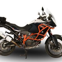 Escape compatível com Ktm Lc 8 Adventure 1050 2015-2016, Albus Ceramic, Escape legal, homologado, silenciador com db killer removível e tubo de ligação específico 