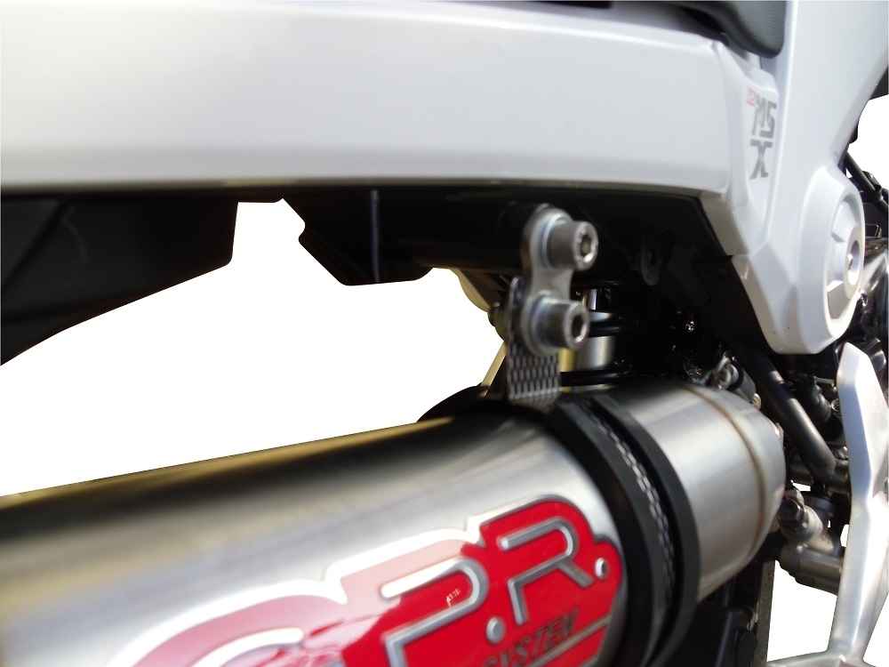 Escape compatível com Honda Msx - Grom 125 2018-2020, Deeptone Inox, Escape Racing, linha completa, fornecido com coletor específico, artigo sem homologação 