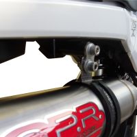 Escape compatível com Honda Msx - Grom 125 2018-2020, Deeptone Inox, Escape Racing, linha completa, fornecido com coletor específico, artigo sem homologação 