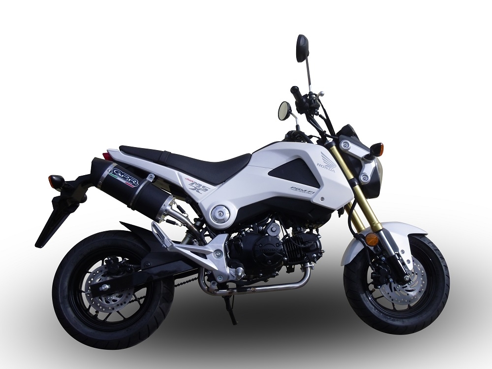 Escape compatível com Honda Msx - Grom 125 2018-2020, Furore Nero, Sistema homologado com catalisador linha completa, silencioso mais coletor 