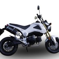 Escape compatível com Honda Msx - Grom 125 2018-2020, Furore Nero, Sistema homologado com catalisador linha completa, silencioso mais coletor 