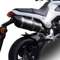 Escape compatível com Honda Msx - Grom 125 2018-2020, Furore Nero, Escape legal, homologado, silenciador com db killer removível e tubo de ligação específico 