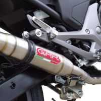 Escape compatível com Honda Nc 700 X - S Dct 2012-2018, Deeptone Inox, Escape legal, homologado, silenciador com db killer removível e tubo de ligação específico 
