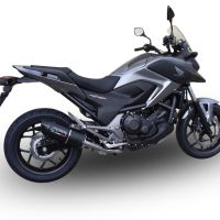 Escape compatível com Honda Nc 750 X - S Dct 2014-2015, Furore Nero, Escape legal, homologado, silenciador com db killer removível e tubo de ligação específico 