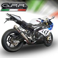 Escape compatível com Bmw S 1000 RR -M 2015-2016, Deeptone Inox, Sistema racing Silencioso com tubo de ligação 