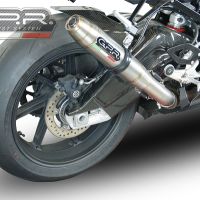 Escape compatível com Bmw S 1000 RR -M 2015-2016, Deeptone Inox, Sistema racing Silencioso com tubo de ligação 