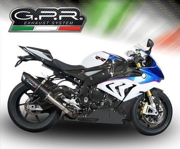Escape compatível com Bmw S 1000 RR -M 2015-2016, Furore Nero, Escape legal, homologado, silenciador com db killer removível e tubo de ligação específico 