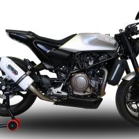 Escape compatível com Husqvarna Vitpilen 701 2018-2020, Albus Evo4, Escape legal, homologado, silenciador com db killer removível e tubo de ligação específico 
