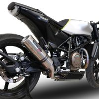 Escape compatível com Husqvarna Svartpilen 701 2018-2020, M3 Inox , Escape legal, homologado, silenciador com db killer removível e tubo de ligação específico 
