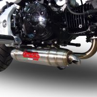 Escape compatível com Honda Msx - Grom 125 2013-2017, Deeptone Inox, Escape Racing, linha completa, fornecido com coletor específico, artigo sem homologação 