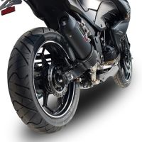 Escape compatível com Kawasaki Z 300 2014-2017, Furore Nero, Escape legal, homologado, silenciador com db killer removível e tubo de ligação específico 