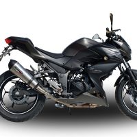 GPR escape compatível com  Kawasaki Z 300 2014-2017, New Grand Prix Evo Titanium, Escape legal, homologado, silenciador com db killer removível e tubo de ligação específico 