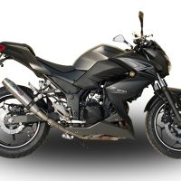 Escape compatível com Kawasaki Z 300 2014-2017, Deeptone Inox, Escape legal, homologado, silenciador com db killer removível e tubo de ligação específico 