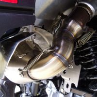 Escape compatível com Polaris Sportsman Xp 850 - Xp 850 Forest 2010-2014, Power Bomb, Escape legal, homologado, silenciador com db killer removível e tubo de ligação específico 