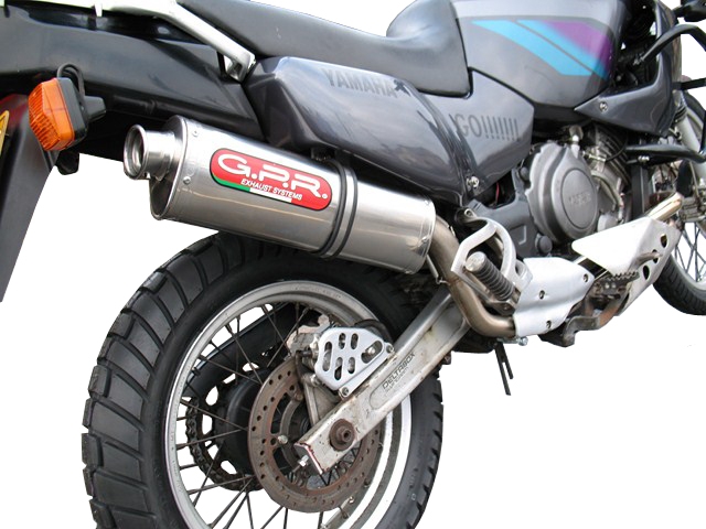 Escape compatível com Yamaha Xtz 750 Supertenere 1989-1997, Trioval, Escape legal, homologado, silenciador com db killer removível e tubo de ligação específico 