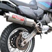 Escape compatível com Yamaha Xtz 750 Supertenere 1989-1997, Trioval, Escape legal, homologado, silenciador com db killer removível e tubo de ligação específico 