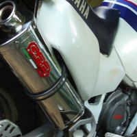 Escape compatível com Yamaha Xtz 750 Supertenere 1989-1997, Trioval, Escape legal, homologado, silenciador com db killer removível e tubo de ligação específico 