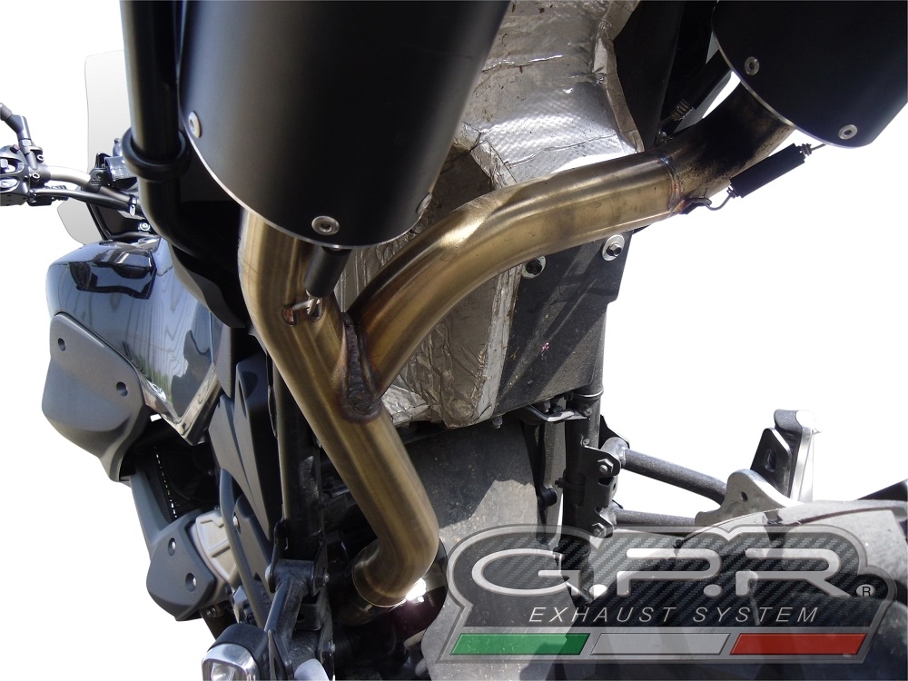 Escape compatível com Yamaha Xt 660 Z Teneré 2008-2016, Satinox , Par de silenciosos de escape homologadas, com db killer removível e tubos de ligação específicos 