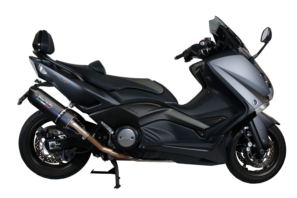 GPR escape compatível com  Yamaha T-Max 530 2012-2016, Furore Nero, Escape racing linha completa, silencioso mais coletor com dbkiller, não homologado  