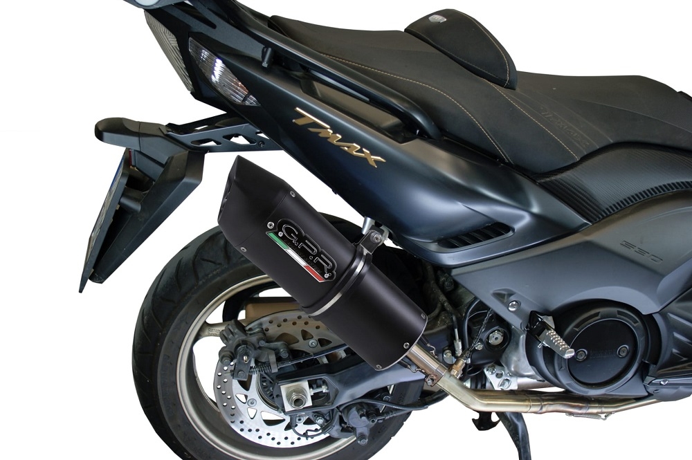 Escape compatível com Yamaha T-Max 500 2001-2011, Furore Nero, Sistema homologado,legal, linha completa, incluindo db killer removível mais coletor 