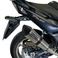 GPR escape compatível com  Yamaha T-Max 530 2012-2016, New Grand Prix Evo Titanium, Sistema homologado com catalisador linha completa, silencioso mais coletor 