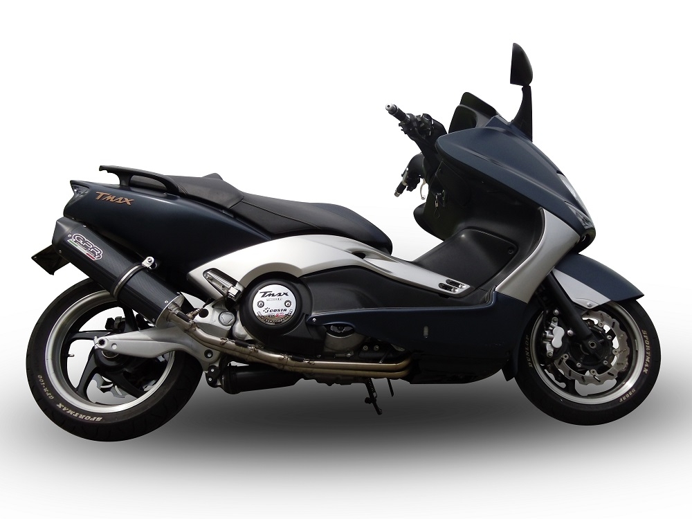 Escape compatível com Yamaha T-Max 500 2001-2011, Furore Nero, Sistema homologado,legal, linha completa, incluindo db killer removível mais coletor 