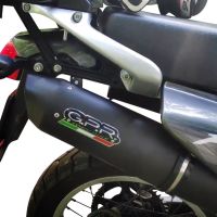 Escape compatível com Honda Transalp Xl 600 V 1996-1999, Furore Nero, Escape legal, homologado, silenciador com db killer removível e tubo de ligação específico 