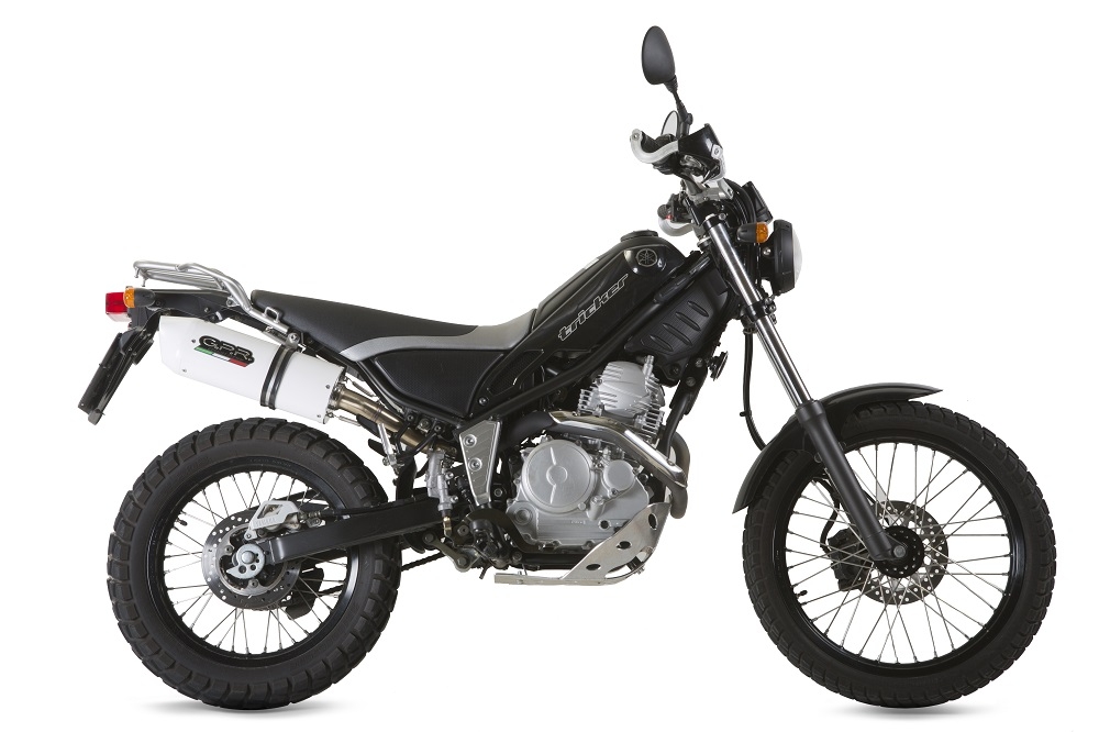 Escape compatível com Yamaha Tricker 250 2005-2008, Albus Ceramic, Escape legal, homologado, silenciador com db killer removível e tubo de ligação específico 