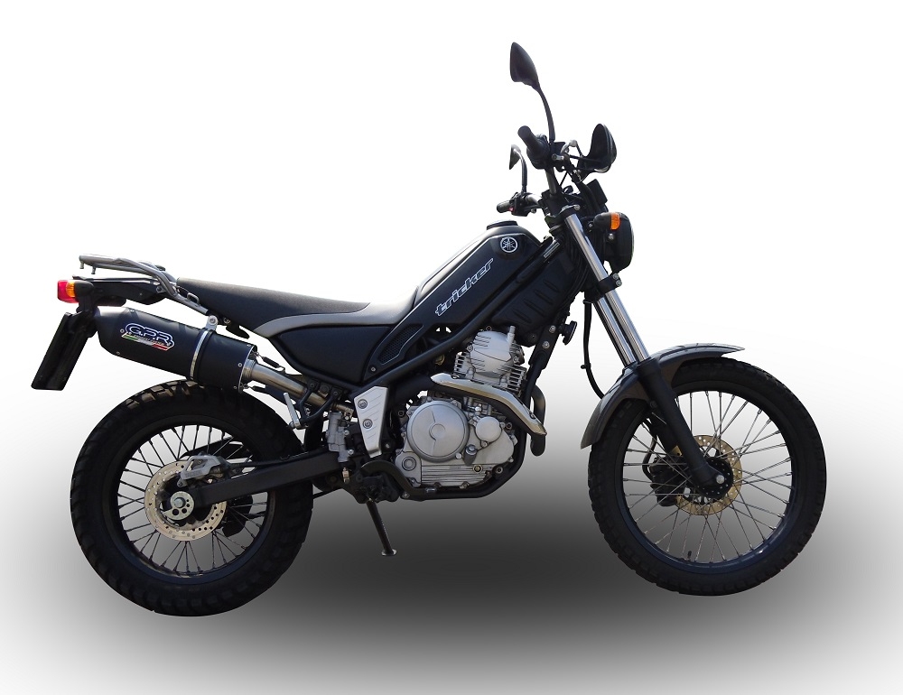 Escape compatível com Yamaha Tricker 250 2005-2008, Furore Poppy, Sistema homologado,legal, linha completa, incluindo db killer removível mais coletor 