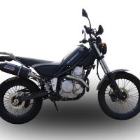 Escape compatível com Yamaha Tricker 250 2005-2008, Furore Poppy, Sistema homologado,legal, linha completa, incluindo db killer removível mais coletor 