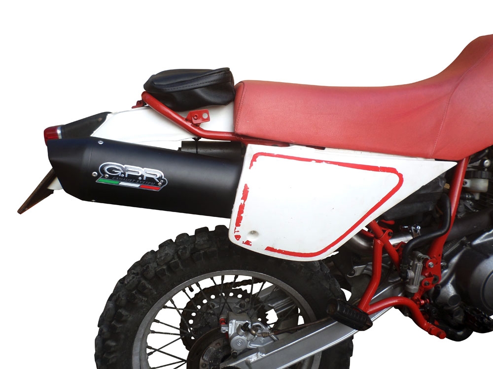 GPR escape compatível com  Yamaha Tt 600 1983-1997, Furore Nero, Escape legal, homologado, silenciador com db killer removível e tubo de ligação específico 