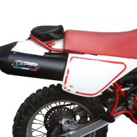GPR escape compatível com  Yamaha Tt 600 1983-1997, Furore Nero, Escape legal, homologado, silenciador com db killer removível e tubo de ligação específico 