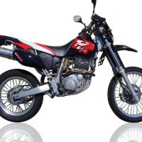 Escape compatível com Yamaha Tt 600 R - Tt 600 E 1998-2004, Trioval, Escape legal, homologado, silenciador com db killer removível e tubo de ligação específico 